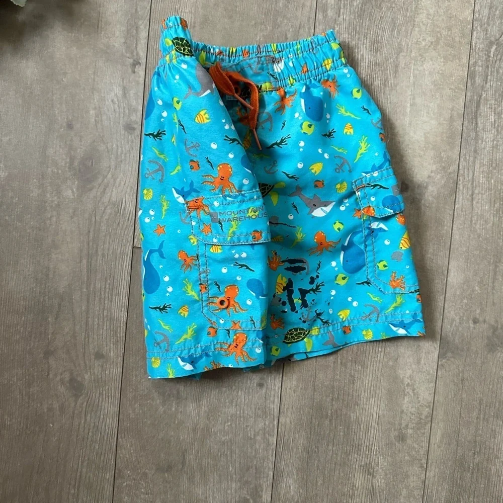 Mountain Warehouse Toddler Boy’s Ocean Adventure Blue Vibrant Swim Trunks